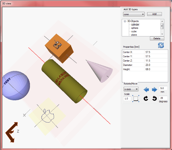 Sistemas laser 3D para el marcaje y la codificación de productos.